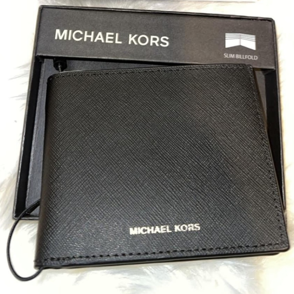 Michael Kors Men’s Black Wallet Slim Billfold
